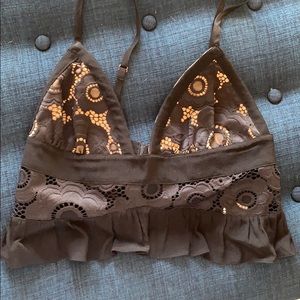 For love of lemons crop top